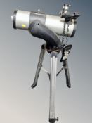 A Celestron Nexstar telescope with remote