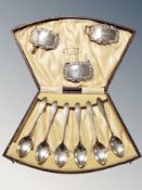 Three silver decanter labels - Whisky, Gin,