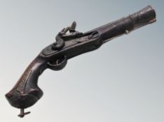 A decorative ornamental blunderbuss