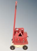 A Tri-ang tin plate crane,