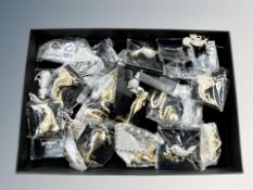 A collection of costume brooches