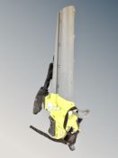 A Ryobi garden vacuum