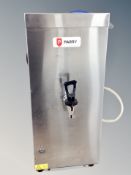 A Parry stainless steel hot water urn