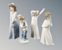 Four Nao figures,