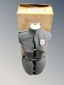 A vintage Supa-Fit dress making adjustable model in original box