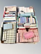 A pallet of five boxes of books, The International Library of Literature, poetry, WWII,