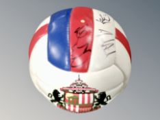 A Sunderland AFC football bearing signatures