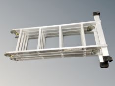 An aluminium multi function ladder