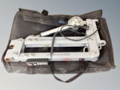 A Milford person lift in carry bag