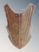 A tin reenactment breastplate