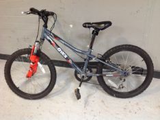 A child's Apollo Chaos front suspension mountain bike