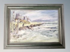 Frank Burke : Storm Shore, Holy Island,