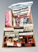 Two boxes of organisers,