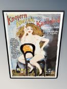 A continental advertising print,