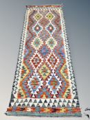 A Chobi kilim runner,