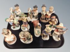 Eleven West German Friedel figures