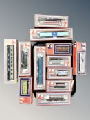 A group of Lima die cast locomotives,