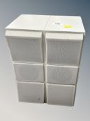 A pair of Bang & Olufsen Beovox CX100 speakers