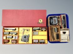 A quantity of Trix railway rolling stock and power control units