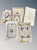 An early 19th century hand written ode,