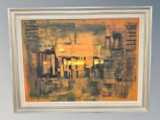 Continental abstract colour print,