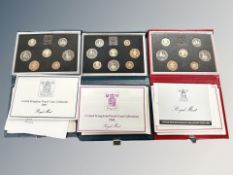 Three Royal Mint coin collections - 1989,