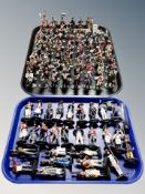 A large quantity of DelPrado Napoleonic era soldiers (2 trays)