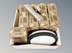 A box of contemporary LED lights