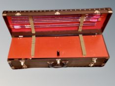 A Quicks Super-QS archery bow in case with arrows