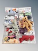 A quantity of TY teddy bears