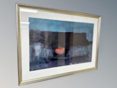 A continental abstract colour print,