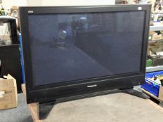 A Panasonic Viera 37 inch plasma TV with remote