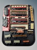 A tray of rolling stock