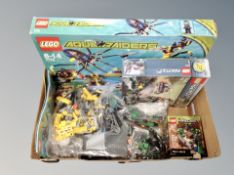 A box of three Lego sets, Lego Aqua raiders 7775,