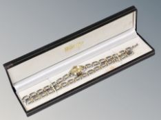 A Philip Mercier watch and bracelet