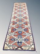 An Afghan/Caucasian design runner,