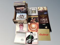 A good collection of vinyl records, Led Zeppelin, Stevie Wonder, Jimi Hendrix, Steve Forbert,