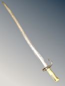 A French model M1866 Chassepot bayonet