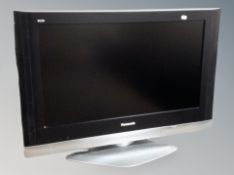 A Panasonic Viera 32 inch LCD TV with remote