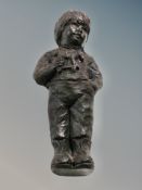 Geert Kunen studio pottery of a young boy