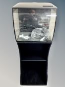A Fluval fish tank on stand, width 41 cm, height 115 cm, depth 40 cm,