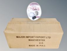 A box of twelve hand held Pedi feet files, new.