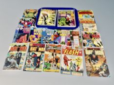Thirty-one 20th and 21st century DC comics, The Flash, Batman,