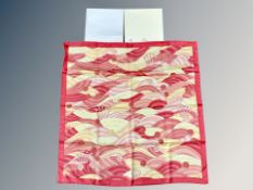 A lady's Rolex silk scarf