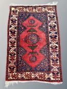 An Iranian Hamadan rug,