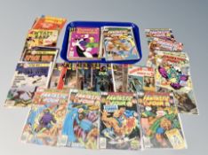 Sixteen 20th and 21st century Marvel comics,