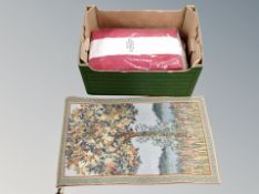 A tree of life tapestry, 46 cm x 82 cm,