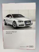 Ten Audi A5/S5 Manuals/Owner Booklets in Original Wallets.