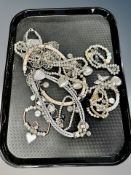 A tray of Bibi necklaces,