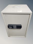 A Phoenix digital safe with instructions